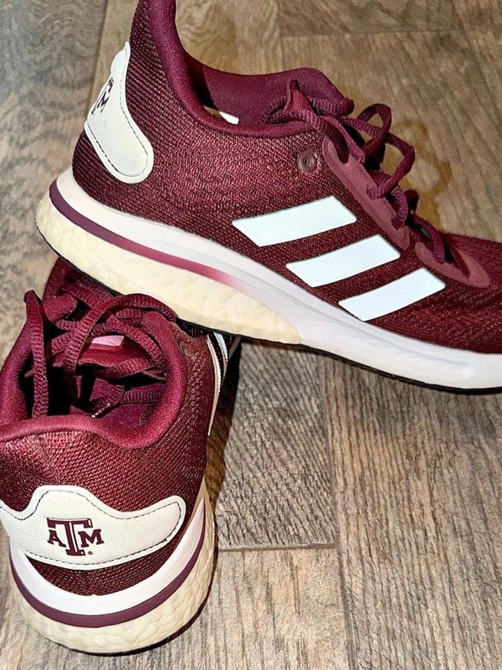Adidas Texas A&M Aggies Maroon Boost Shoes Men’s 8